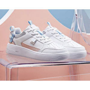 Women's shoes, board shoes, student leather surface, white shoes, contrasting colors, commuting height increasing, sports leather surface, casual shoes